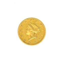 Very Rare 1851 $1 U.S. Liberty Head Gold Coin Great Investment
