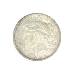 Rare 1922-D U.S. Peace Type Silver Dollar