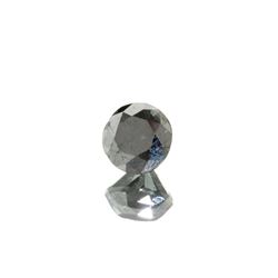 APP: 3.2k 3.55CT Round Cut Rare Black Diamond Gemstone