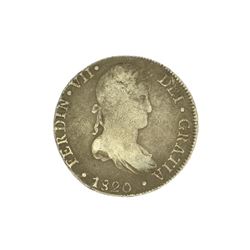 Extremely Rare Early Date 1820 Portrait Reales Very Rare - Great Investment