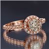 Image 1 : APP: 5k *Fine Jewelry 14KT Rose Gold, 0.91CT Round Brilliant Cut Diamond Ring (VGN A-201) (Vault V)
