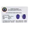 Image 2 : APP: 0.4k 0.85CT Oval Cut Amethyst Solitaire Sterling Silver Earrings