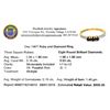 Image 2 : APP: 0.5k Fine Jewelry 14 KT Gold, 0.19CT Red Ruby And Diamond Ring