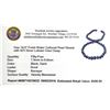 Image 2 : APP: 0.4k 16'' Black Dyed Pearl Strand with Sterling Silver Clasp Necklace