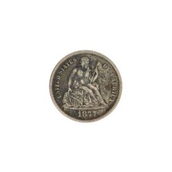 1877 Liberty Seated Dime Coin