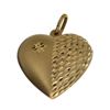 Image 2 : Exquisite 14 kt. Gold, Puffed Heart Pendant
