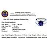 Image 2 : APP: 0.5k Fine Jewelry Designer Sebastian, 1.19CT Round Cut Amethyst And Sterling Silver Ring