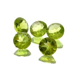 APP: 1.2k 5.83CT Round Cut Green Peridot Parcel