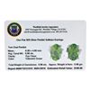 Image 2 : APP: 0.2k 0.96CT Oval Cut Peridot Solitaire Sterling Silver Earrings