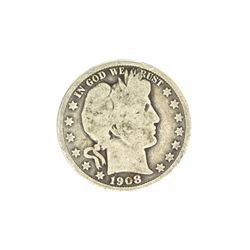 1908-O Barber Head Half Dollar Coin