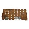 Image 1 : 50 Assorted 1909 - 1958 Wheat Pennies Coin