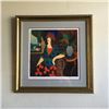 Image 1 : Tarkay- Framed Lithograph-Signature ''''Amanda''''