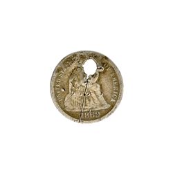 1869 Liberty Seated Dime Coin