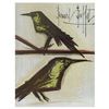 Image 1 : Bernard Buffet Lithograph ''''Deux Oiseaux'''' 18 x 24 Paper Image