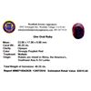 Image 2 : APP: 3k 40.20CT Oval Cut Ruby Gemstone
