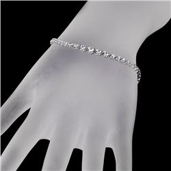 APP: 4.7k *Fine Jewelry 14 kt. White Gold, 2.02CT Round Brilliant Cut Diamond Bracelet (VGN B-82) (V
