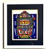 Image 1 : Burton Morris - ''''Slot Machine'''' Blue Framed Giclee Original Signature