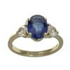 Image 1 : APP: 1.2k Fine Jewelry Designer Sebastian 14 KT Gold, 2.78CT Blue And White Sapphire Ring