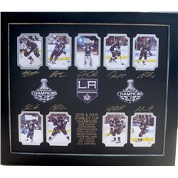 LA Kings 2012 & 2014 Engraved Collage