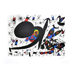 JOAN MIRO (After) Homage To Joan Pratt Print, 361 of 500