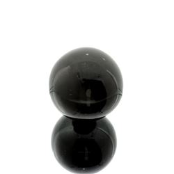 APP: 1.4k Rare 980.50CT Sphere Cut Black Agate Gemstone