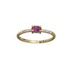 Image 1 : APP: 0.6k Fine Jewelry 14 KT Gold, 0.29CT Red Ruby And Diamond Ring