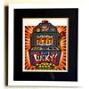Image 1 : Burton Morris - ''''Slot Machine'''' Orange Framed Giclee Original Signature
