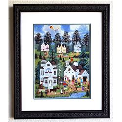 Wooster Scott - ''''The Country Auction'''' Framed Giclee Original Signature & Numbered Editon