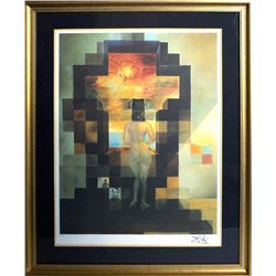 (After) Custom Framed Lincoln In Dali Vision By Salvador Dali