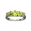 Image 1 : APP: 0.3k Fine Jewelry 1.49CT Oval Cut Green Peridot And Sterling Silver Ring