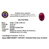 Image 2 : APP: 1.2k 16.42CT Oval Cut Ruby Gemstone