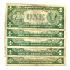 Image 2 : (5) 1935 $1 U.S. Silver Certificates