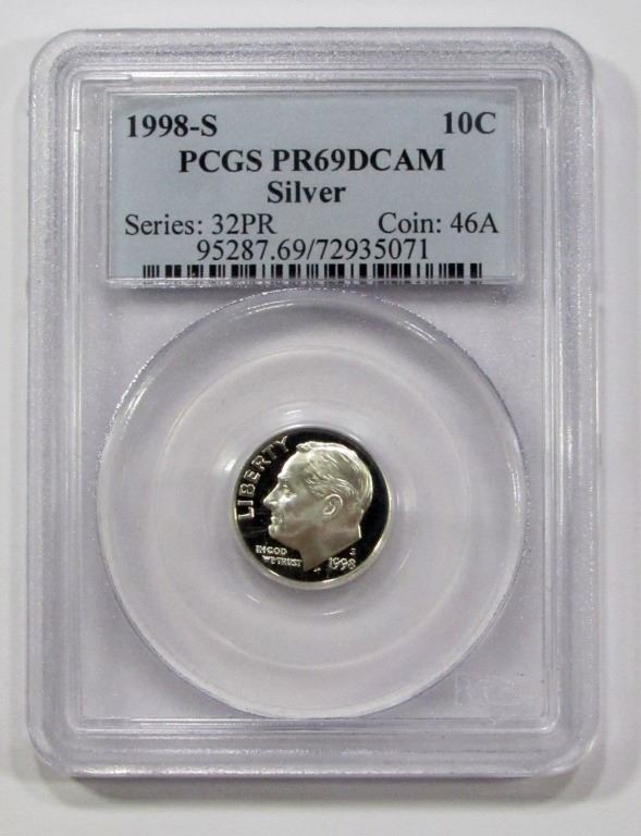 PR69DCAM 2005-S Roosevelt Dime Silver PCGS
