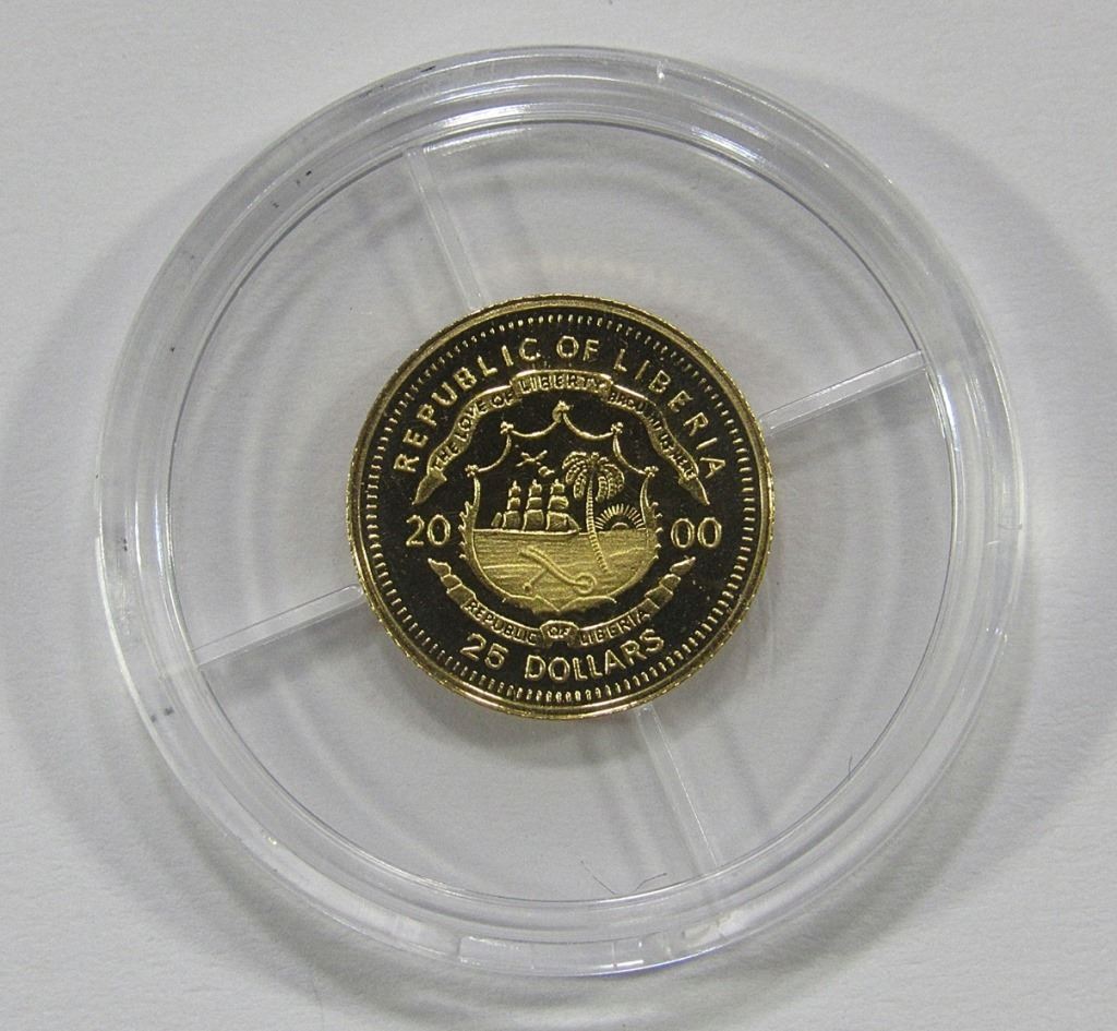3 WORLDS SMALLEST GOLD COINS .999;