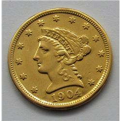 1904-P LIBERTY $2.5 GOLD QUARTER EAGLE