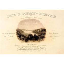 Bechstein, Ludw(ig) - Die Donau-Reise und ihre schönsten Ansichten. Mit mehr als 100 Stahlstichen de