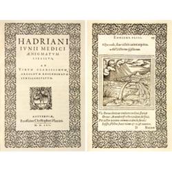 Juni(us), Hadrian(us) - Emblemata [.. . ] Eiusdem Aenigmatum Libellus.. . 