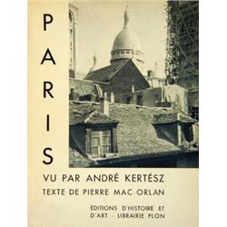Kertész, André - Paris. Vu par André Kertész. Texte de Pierre Mac-Orlan.