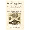 Image 1 : Inchofer [Menyhért], Melchior - Historiae Sacrae Latinitatis Libri VI. Lectiunculis exquisitis, jucu