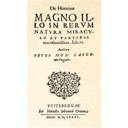 [Laskai Csókás Péter] Lascoui(us), Mon[edulatus], Petr(us) - De Homine Magno Illo in Rerum natura mi