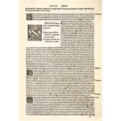 Juvenalis, Decimus Julius - Satyrae. Comm. Domitius Calderinus, Georgius Merula et Georgius Valla. -