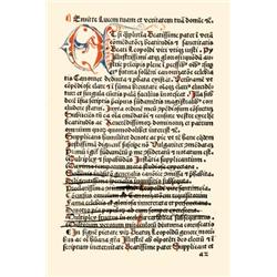 Pavinis, Johannes Franciscus de - Defensorium canonisationis Sancti Leopoldi.