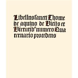 [Pseudo-] Thomas de Aquino - De virtutibus et vitiis.