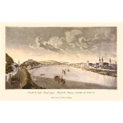 Ansicht der beyden Königl. freyen Hauptstädte Ungarns, Ofen und Pest. Wien und Pest, J. Riedl s Kuns