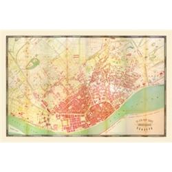 Sz. Kir. Pest-város beltelkeinek térképe. 