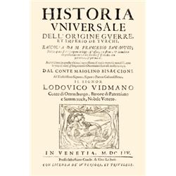 Sansovino, Francesco - Historia Universale dell  origine guerre et imperio de Turchi. [.. . ] Accres
