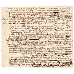 SAMUEL HUNTINGTON Founding Father, Gov, 2x Continental Congress President Signer