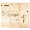 Image 2 : 1757 CODFISH II Pence British Tax Revenue Stamped Document Scott RM-2, ERP-2