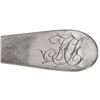 Image 2 : c. 1780, COLONIAL ERA LARGE SILVER SPOON, Produced by Ephraim Brasher