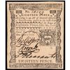 Image 1 : Colonial Currency, Pennsylvania April 3, 1772 18 Pence PCGS Very Choice New-64